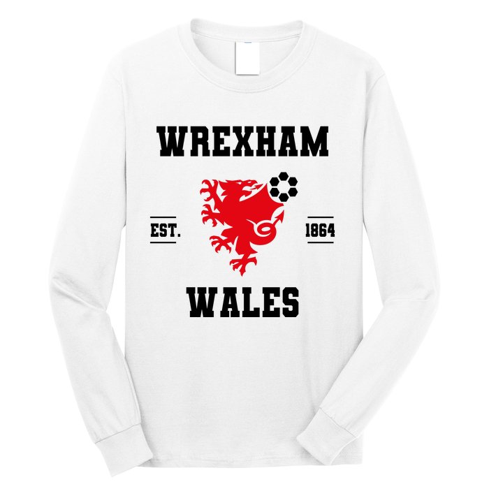 The Red Dragons Wrexham Fc Football Club Wrexham Long Sleeve Shirt