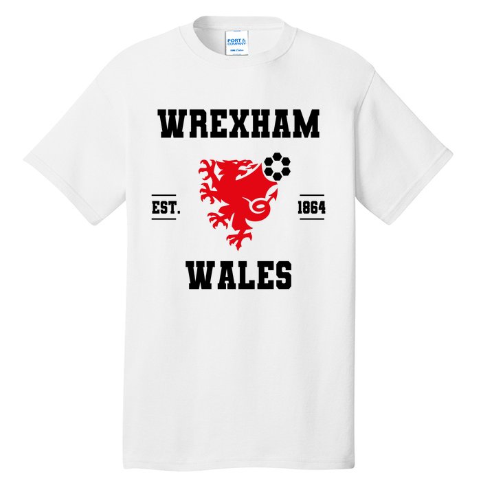 The Red Dragons Wrexham Fc Football Club Wrexham Tall T-Shirt