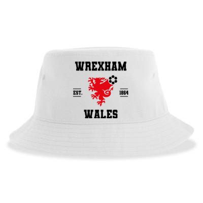 The Red Dragons Wrexham Fc Football Club Wrexham Sustainable Bucket Hat