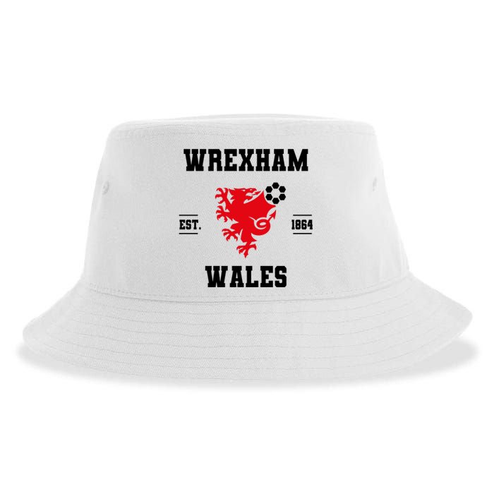 The Red Dragons Wrexham Fc Football Club Wrexham Sustainable Bucket Hat