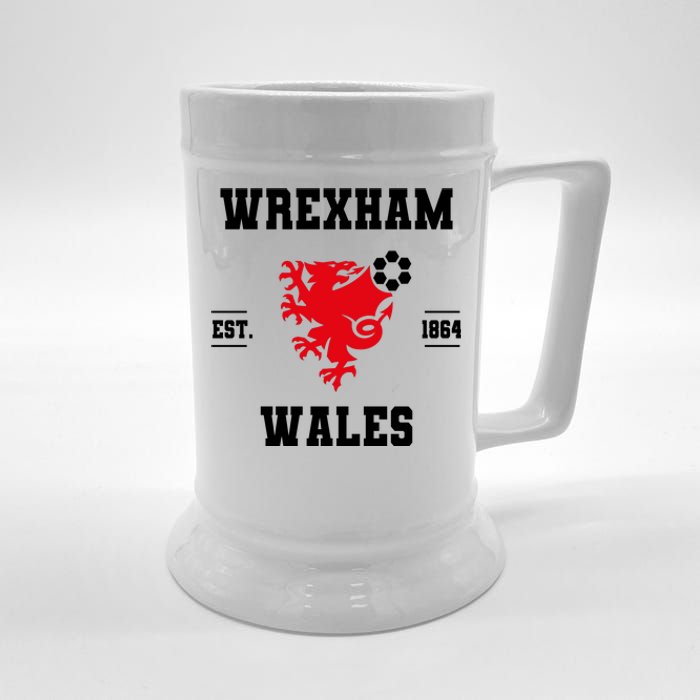 The Red Dragons Wrexham Fc Football Club Wrexham Beer Stein