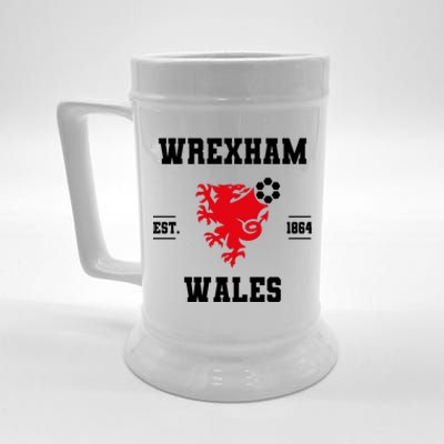 The Red Dragons Wrexham Fc Football Club Wrexham Beer Stein