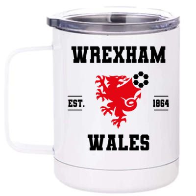 The Red Dragons Wrexham Fc Football Club Wrexham 12 oz Stainless Steel Tumbler Cup