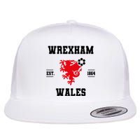 The Red Dragons Wrexham Fc Football Club Wrexham Flat Bill Trucker Hat