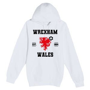 The Red Dragons Wrexham Fc Football Club Wrexham Premium Pullover Hoodie