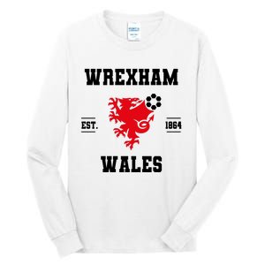 The Red Dragons Wrexham Fc Football Club Wrexham Tall Long Sleeve T-Shirt