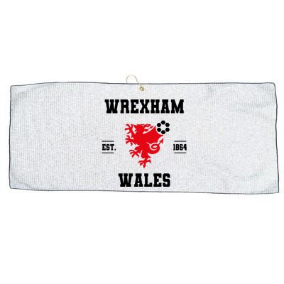 The Red Dragons Wrexham Fc Football Club Wrexham Large Microfiber Waffle Golf Towel