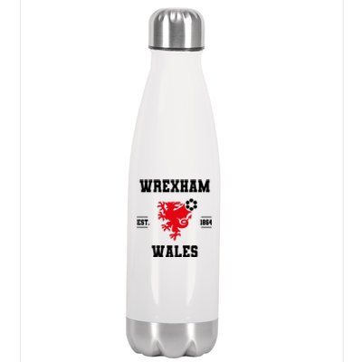 The Red Dragons Wrexham Fc Football Club Wrexham Stainless Steel Insulated Water Bottle