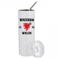 The Red Dragons Wrexham Fc Football Club Wrexham Stainless Steel Tumbler