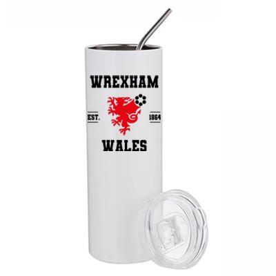 The Red Dragons Wrexham Fc Football Club Wrexham Stainless Steel Tumbler