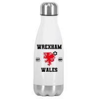 The Red Dragons Wrexham Fc Football Club Wrexham Stainless Steel Insulated Water Bottle