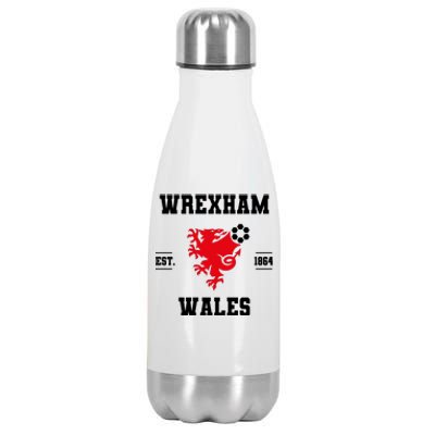 The Red Dragons Wrexham Fc Football Club Wrexham Stainless Steel Insulated Water Bottle