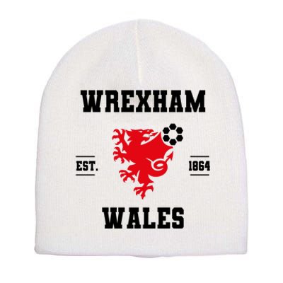 The Red Dragons Wrexham Fc Football Club Wrexham Short Acrylic Beanie