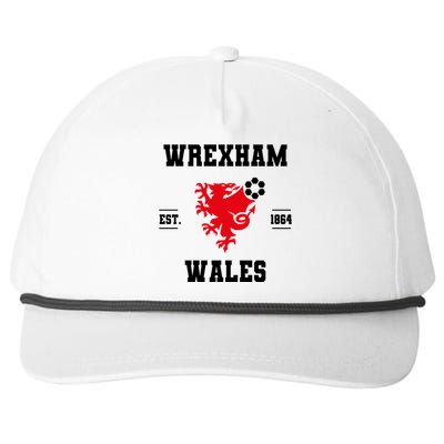 The Red Dragons Wrexham Fc Football Club Wrexham Snapback Five-Panel Rope Hat