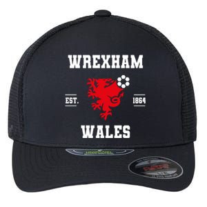 The Red Dragons Wrexham Fc Football Club Wrexham Flexfit Unipanel Trucker Cap