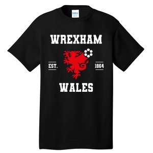 The Red Dragons Wrexham Fc Football Club Wrexham Tall T-Shirt