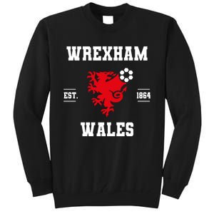 The Red Dragons Wrexham Fc Football Club Wrexham Tall Sweatshirt