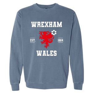 The Red Dragons Wrexham Fc Football Club Wrexham Garment-Dyed Sweatshirt