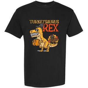 Turkeysaurus Rex Dab Turkey Dino Thanksgiving Garment-Dyed Heavyweight T-Shirt