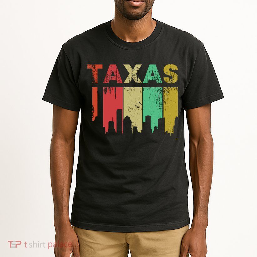 Texas Retro Drip Logo Tall T-Shirt
