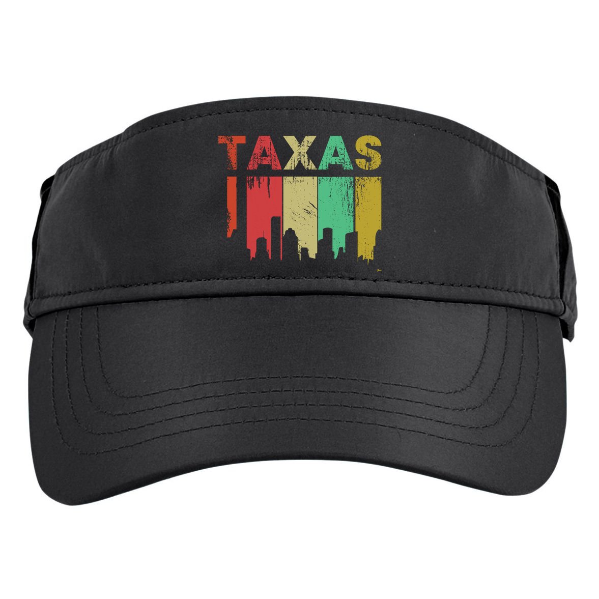 Texas Retro Drip Logo Adult Drive Performance Visor