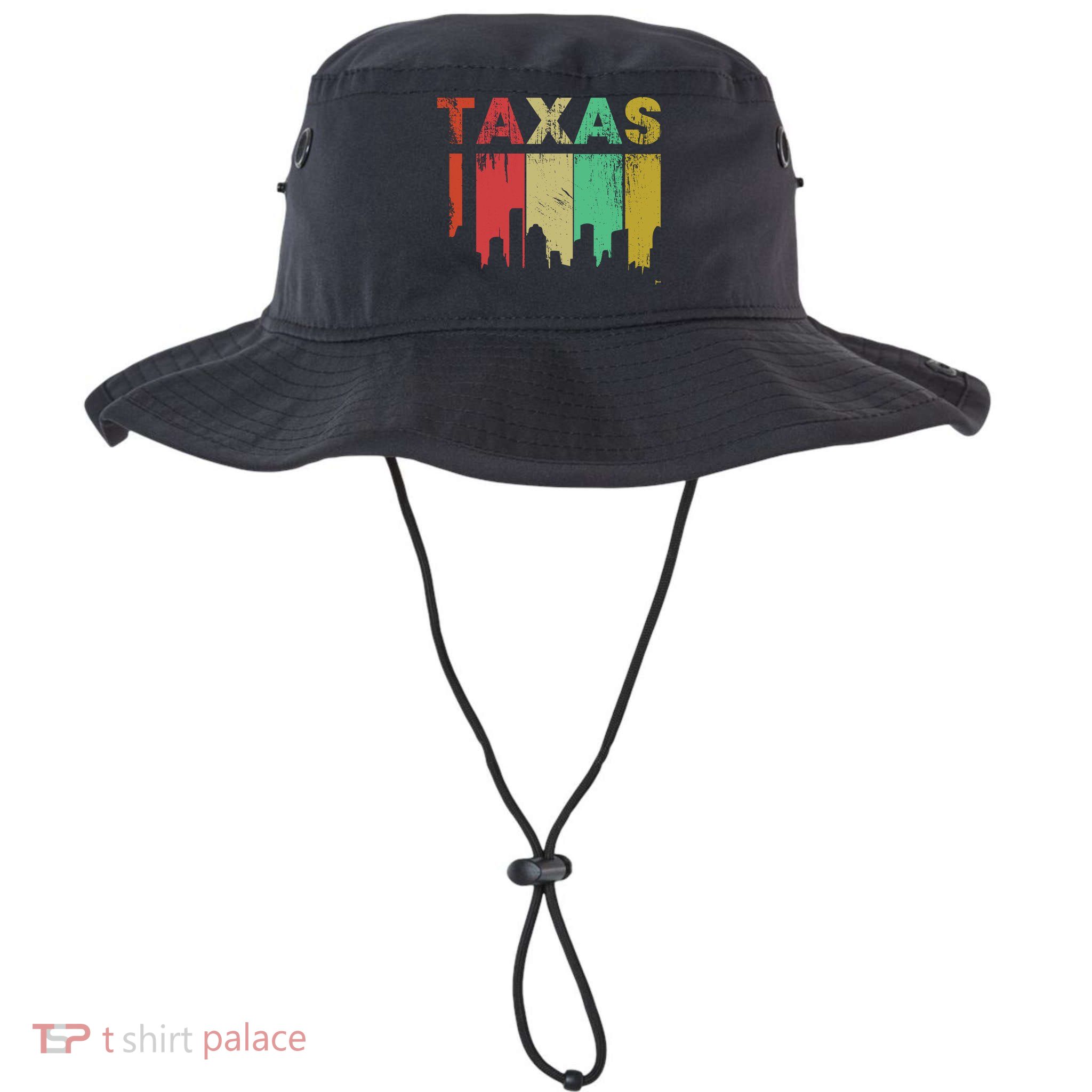 Texas Retro Drip Logo Bucket Hat