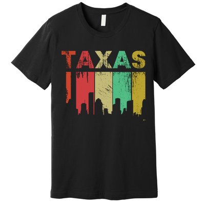 Texas Retro Drip Logo Premium T-Shirt