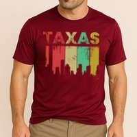 Texas Retro Drip Logo Cooling Performance Crew T-Shirt