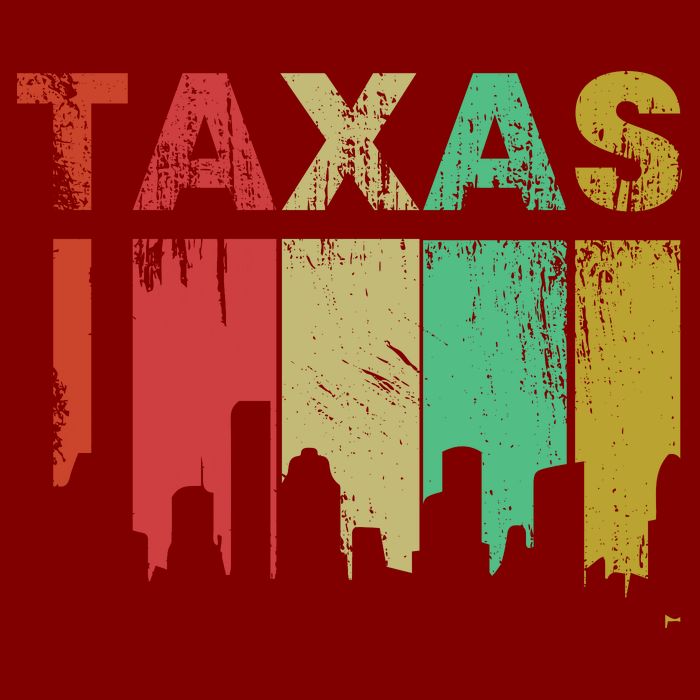 Texas Retro Drip Logo Cooling Performance Crew T-Shirt