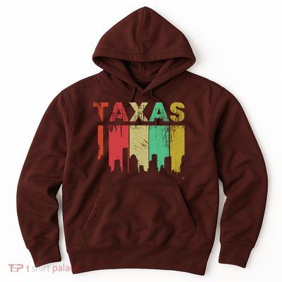 Texas Retro Drip Logo Hoodie