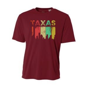 Texas Retro Drip Logo Youth Performance Sprint T-Shirt