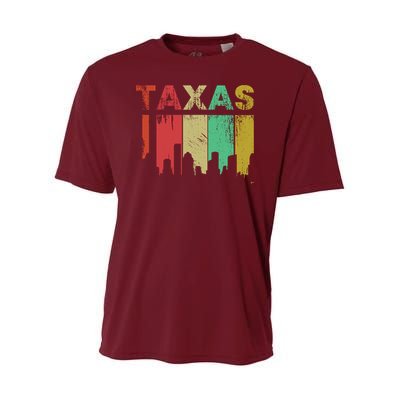 Texas Retro Drip Logo Youth Performance Sprint T-Shirt