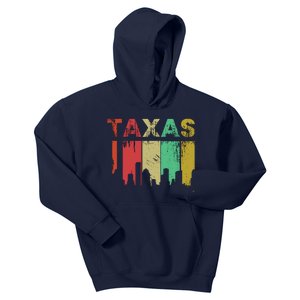 Texas Retro Drip Logo Kids Hoodie