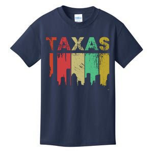 Texas Retro Drip Logo Kids T-Shirt