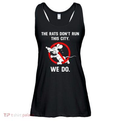 The Rats Don't Run This City We Do Ladies Essential Flowy Tank