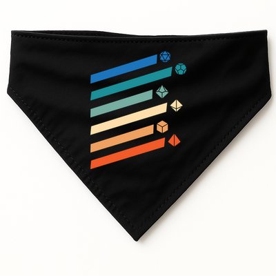 Tabletop RPG Dungeon Dice Retro Vintage D Dice USA-Made Doggie Bandana