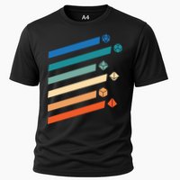 Tabletop RPG Dungeon Dice Retro Vintage D Dice Performance Shirt