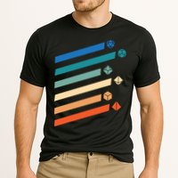 Tabletop RPG Dungeon Dice Retro Vintage D Dice Performance Shirt