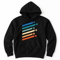 Tabletop RPG Dungeon Dice Retro Vintage D Dice Hoodie