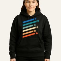 Tabletop RPG Dungeon Dice Retro Vintage D Dice Hoodie