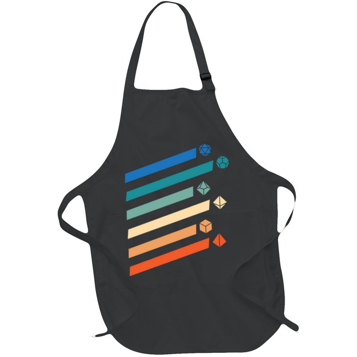 Tabletop RPG Dungeon Dice Retro Vintage D Dice Apron