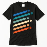 Tabletop RPG Dungeon Dice Retro Vintage D Dice Tall T-Shirt