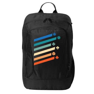 Tabletop RPG Dungeon Dice Retro Vintage D Dice City Backpack