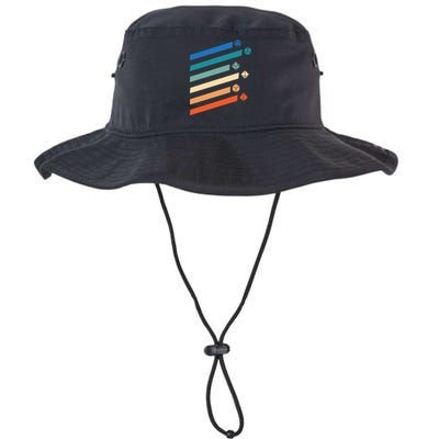 Tabletop RPG Dungeon Dice Retro Vintage D Dice Bucket Hat