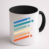 Tabletop RPG Dungeon Dice Retro Vintage D Dice Mug