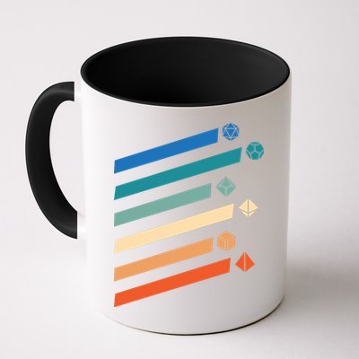 Tabletop RPG Dungeon Dice Retro Vintage D Dice Mug