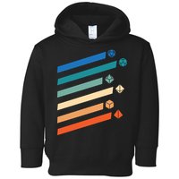 Tabletop RPG Dungeon Dice Retro Vintage D Dice Toddler Hoodie
