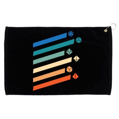 Tabletop RPG Dungeon Dice Retro Vintage D Dice Grommeted Golf Towel