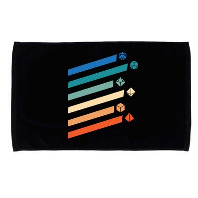 Tabletop RPG Dungeon Dice Retro Vintage D Dice Microfiber Hand Towel
