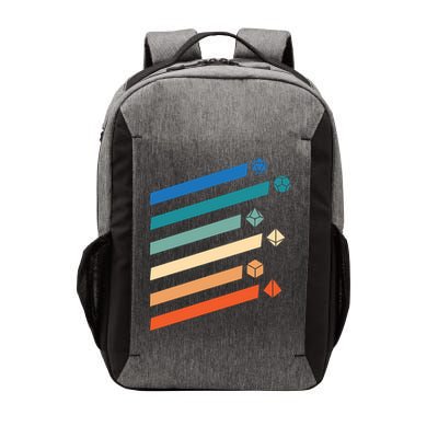 Tabletop RPG Dungeon Dice Retro Vintage D Dice Vector Backpack